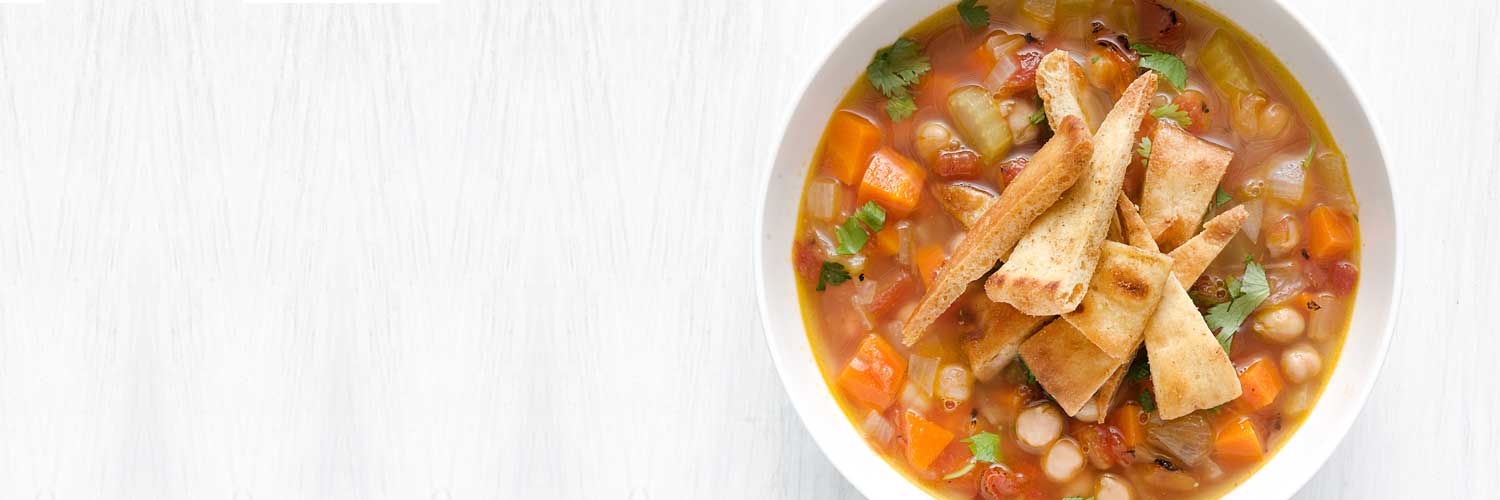 Kabuli Chana Soup With Nutrela Soya