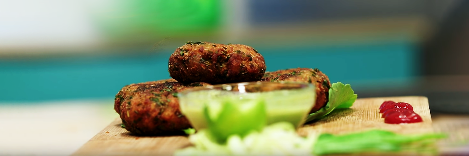 Nutrela Soya Palak Cutlet