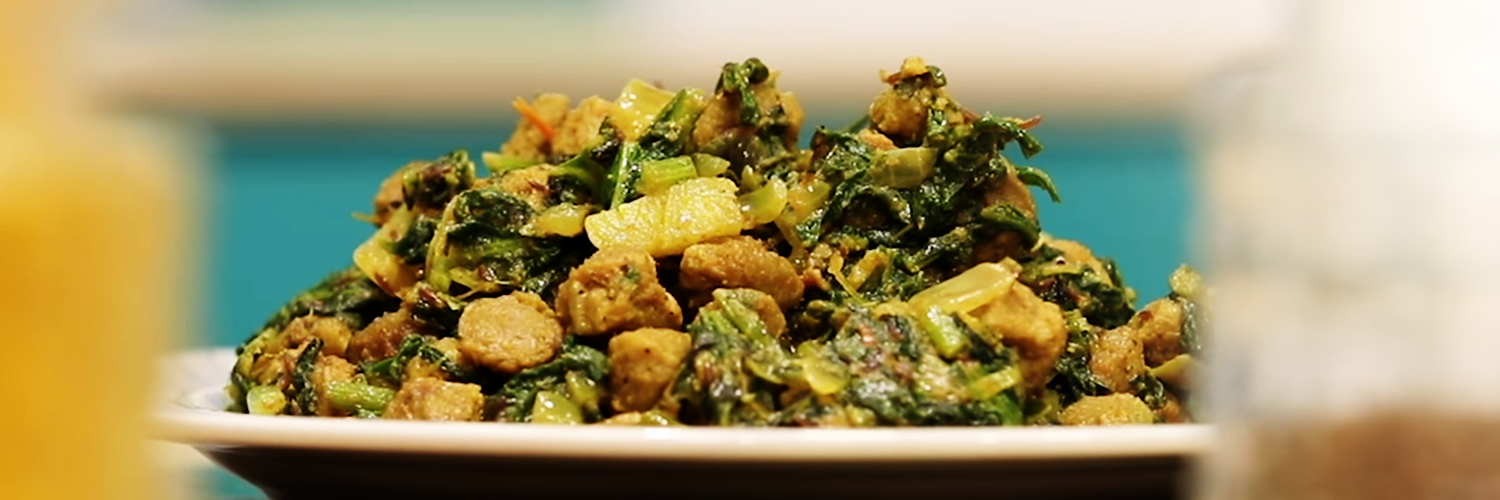 Nutrela Soya Palak Bhurji