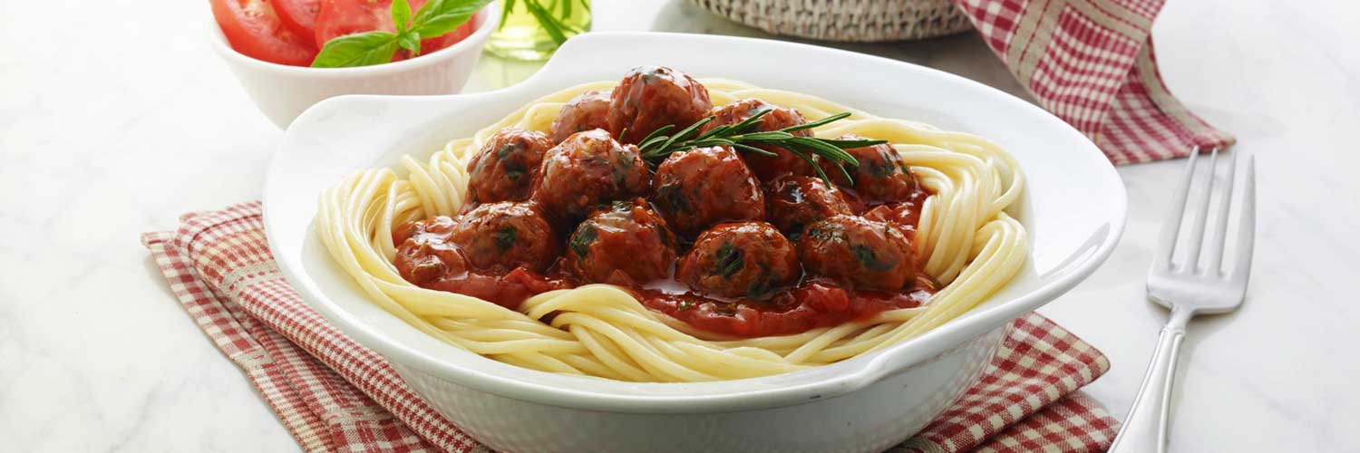 Spaghetti With Nutrela Soya Meatballs