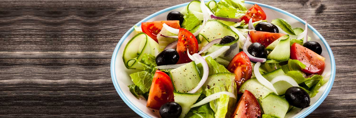 Greek Salad With Nutrela Soya Chunks
