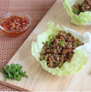 Rainbow Lettuce Wraps With Nutrela Soya