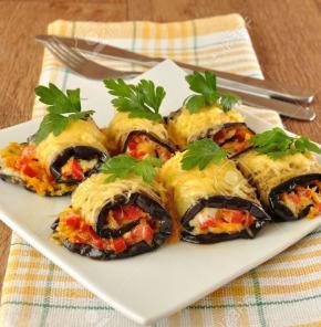 Eggplant Rolls With Nutrela Soya