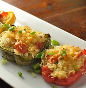 Nutrela Soya Stuffed Capsicum