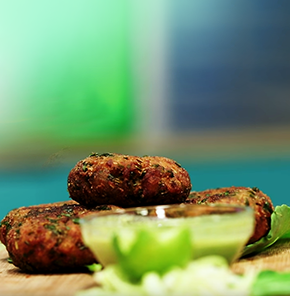 Nutrela Soya Palak Cutlet