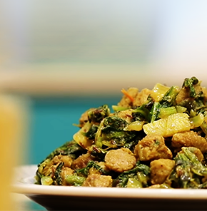 Nutrela Soya Palak Bhurji