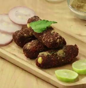 Nutrela Soya Beetroot Cutlet