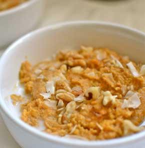 Pumpkin Spiced Oatmeal With Nutrela Soya