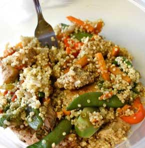 Nutrela Soya Quinoa Stir Fry